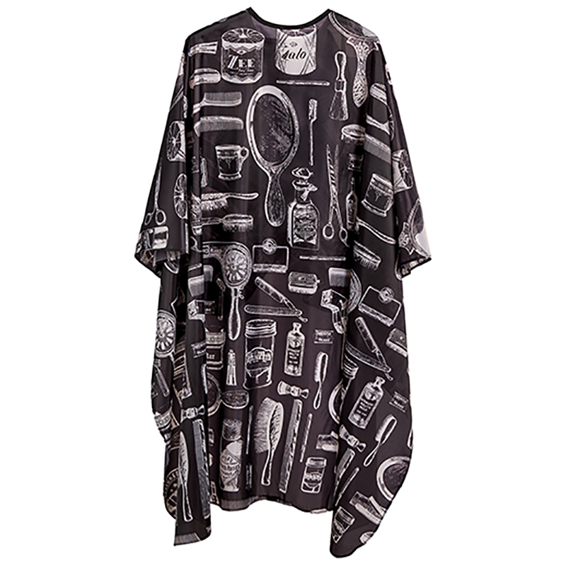 Парикмахерская накидка Harizma, 140х160см, синяя в полоску (h10878B)