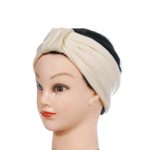 Косметическая повязка на голову Harizma, бежевая (h10524)