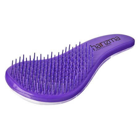Щетка для волос Harizma, продувная, "Ночная фиалка" (h10703-32)
