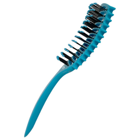 Щетка массажная Harizma Nylon, зеленая (h10685-16)