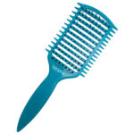 Щетка массажная Harizma Nylon, 9 рядов, голубая (h10686-06) 2