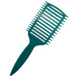 Щетка массажная Harizma Nylon, 9 рядов, темно-зеленая (h10686-26) 3
